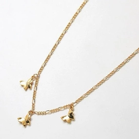 Glamorous Edge Gold Butterfly Choker Necklace