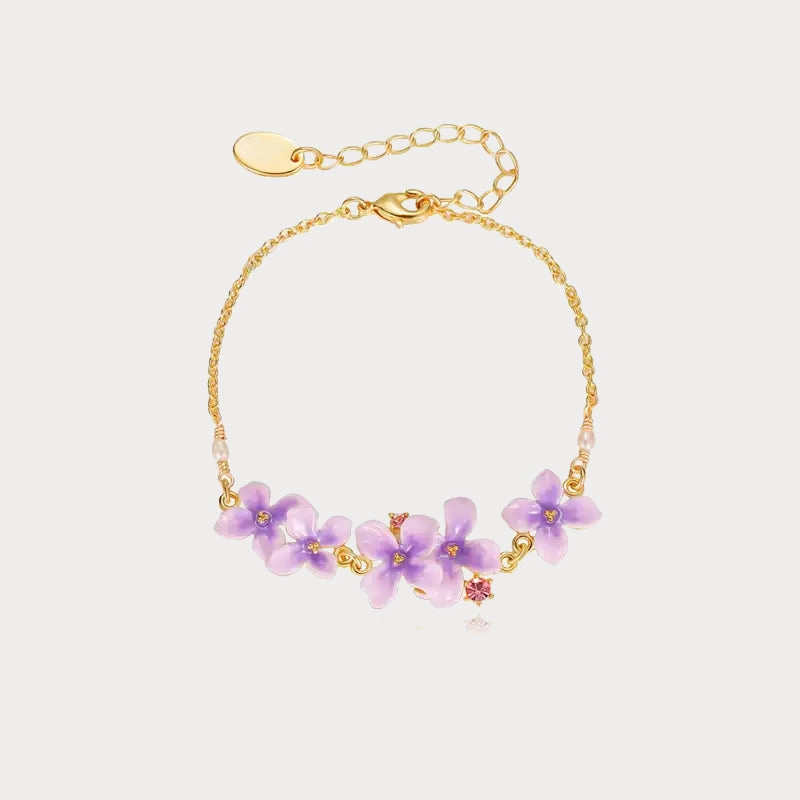 Elegant Flow Early Lilac Bracelet