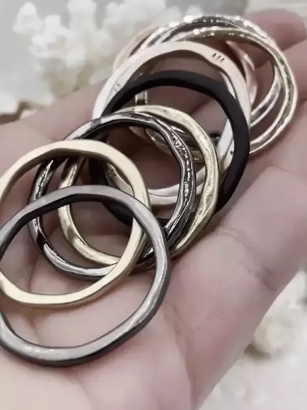 Medium Round Hoop Ring Circle Pendant or Earrings Artisan Ring, Medium Hoop, Closed Ring Connector 33mm x 2.5, 10 colors Fast Shipping Business Look Pretty Gift