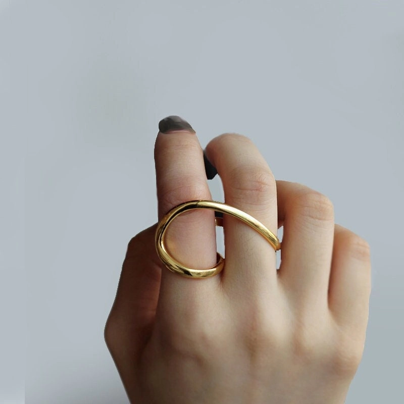 Elea 2-Finger Ring Everyday Gift Stylish Element