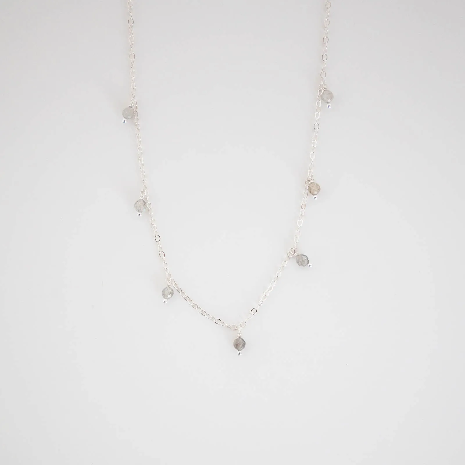 Labradorite Stardust Necklace Hanging Pendant Adornment Conflict Free Jewelry