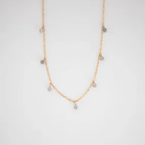 Mass Produced Jewelry Elegant Touch Labradorite Stardust Necklace