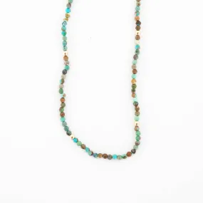 Artisan Touch Magnificent Present Arizona Turquoise Beaded Necklace
