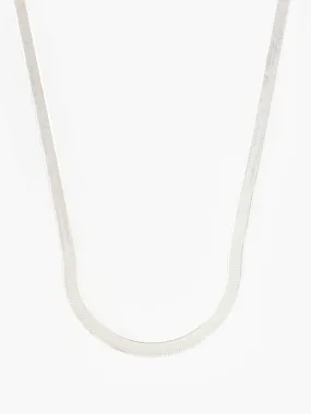 Minimalist Item Silver Herringbone