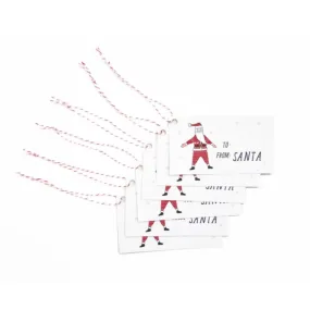 Trendy Gift Santa Gift Tags