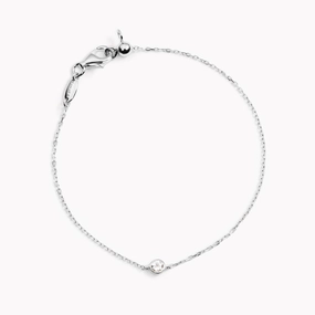 Gemstone Bracelet Silver - Malin Refined Lines Handmade Shine
