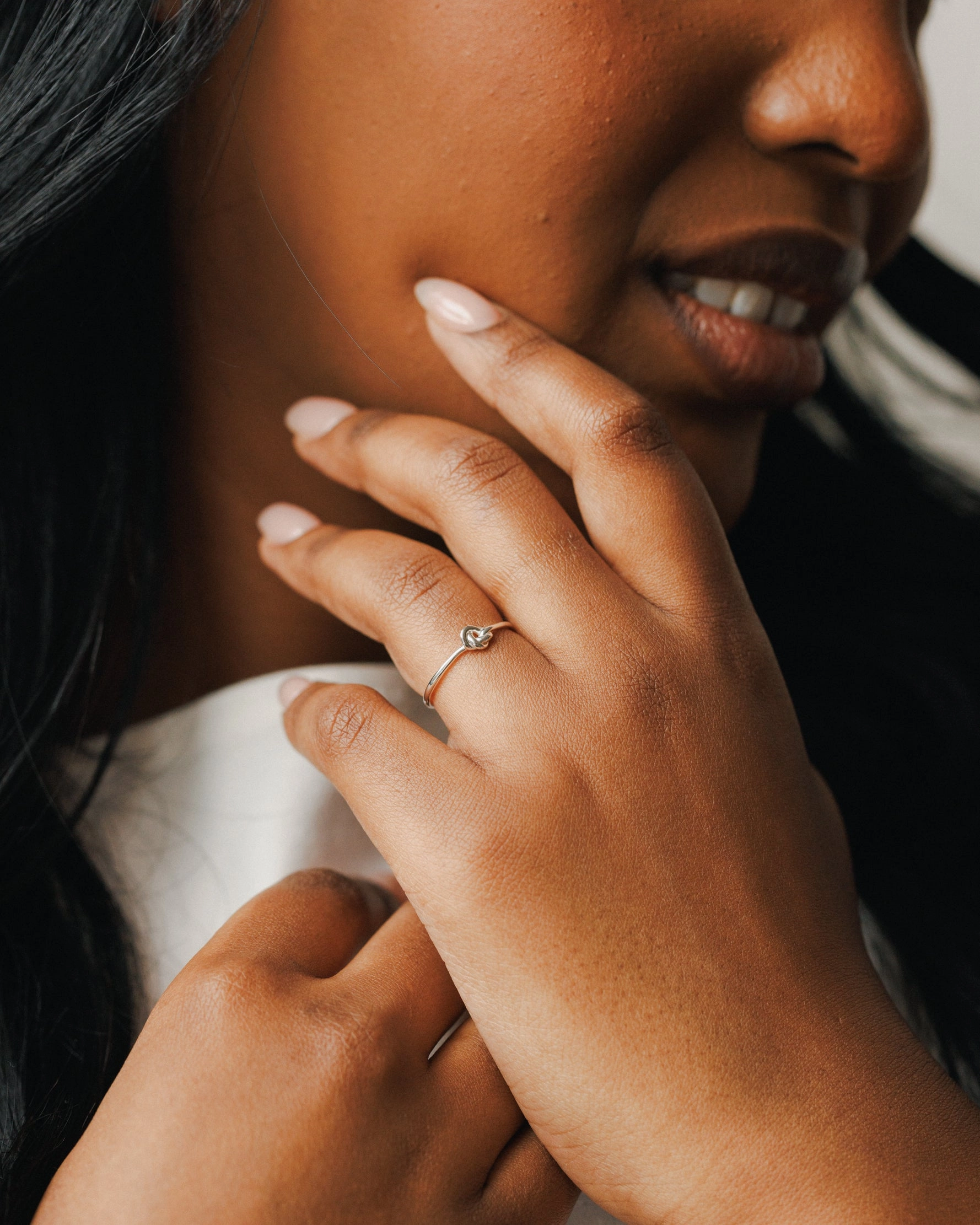 Eternal Knot Dainty Ring Luxury Vibe