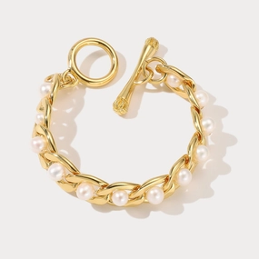 Pearl Twist Bracelet Height Of Fashion