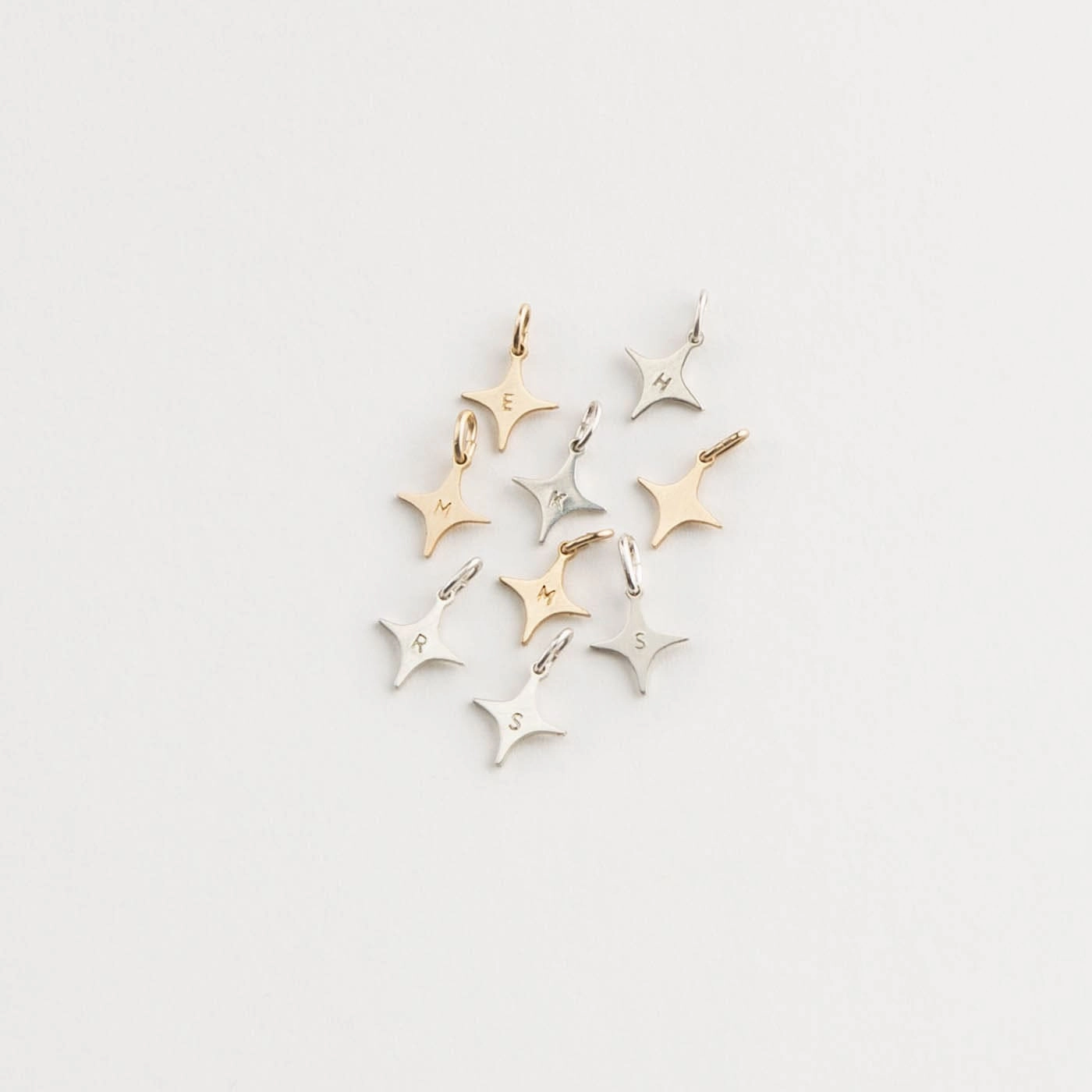 Distinctive pieces Sophisticated Shine Extra Star Tag - 8mm