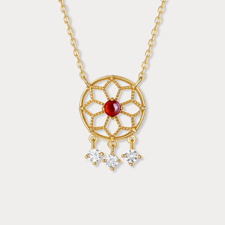 Dream Catcher Necklace Simple Layer