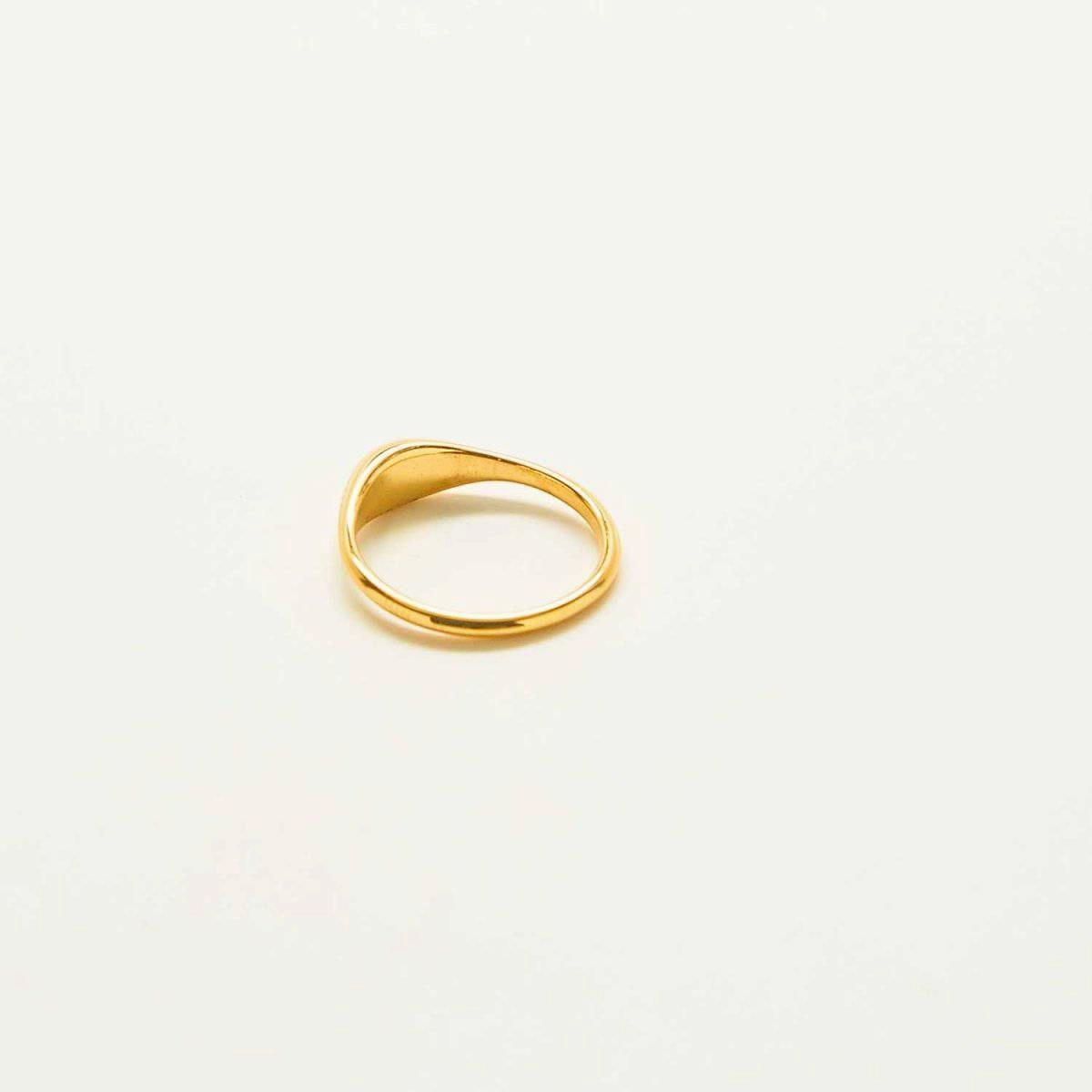 Wedding guest Mini Dome Signet Ring