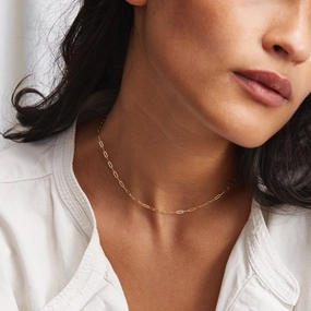 Bold Fashion Dainty Paperclip Chain