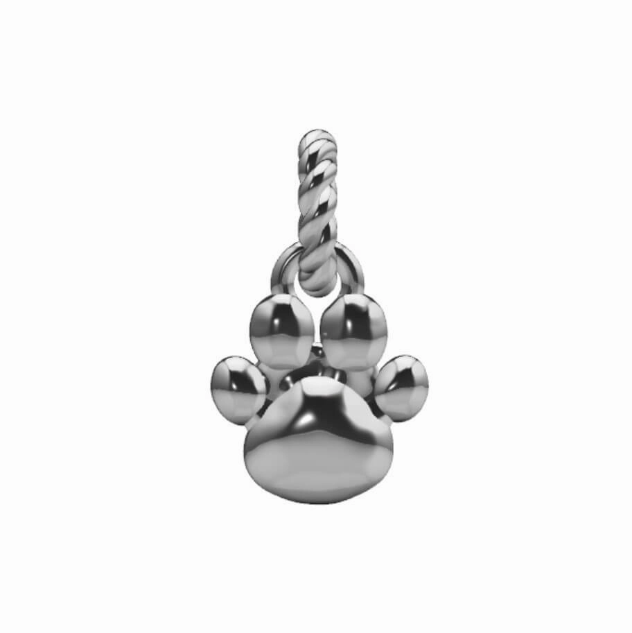 Versatile Design Kitten Paw Charm