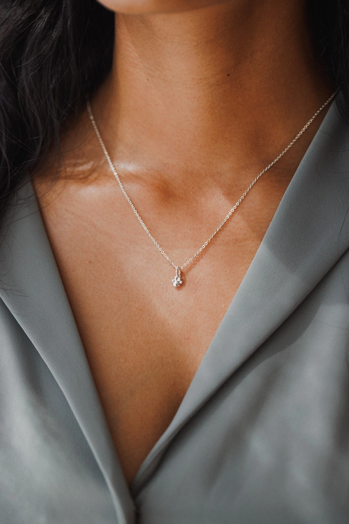 Vivid Touch Kitten Paw Charm