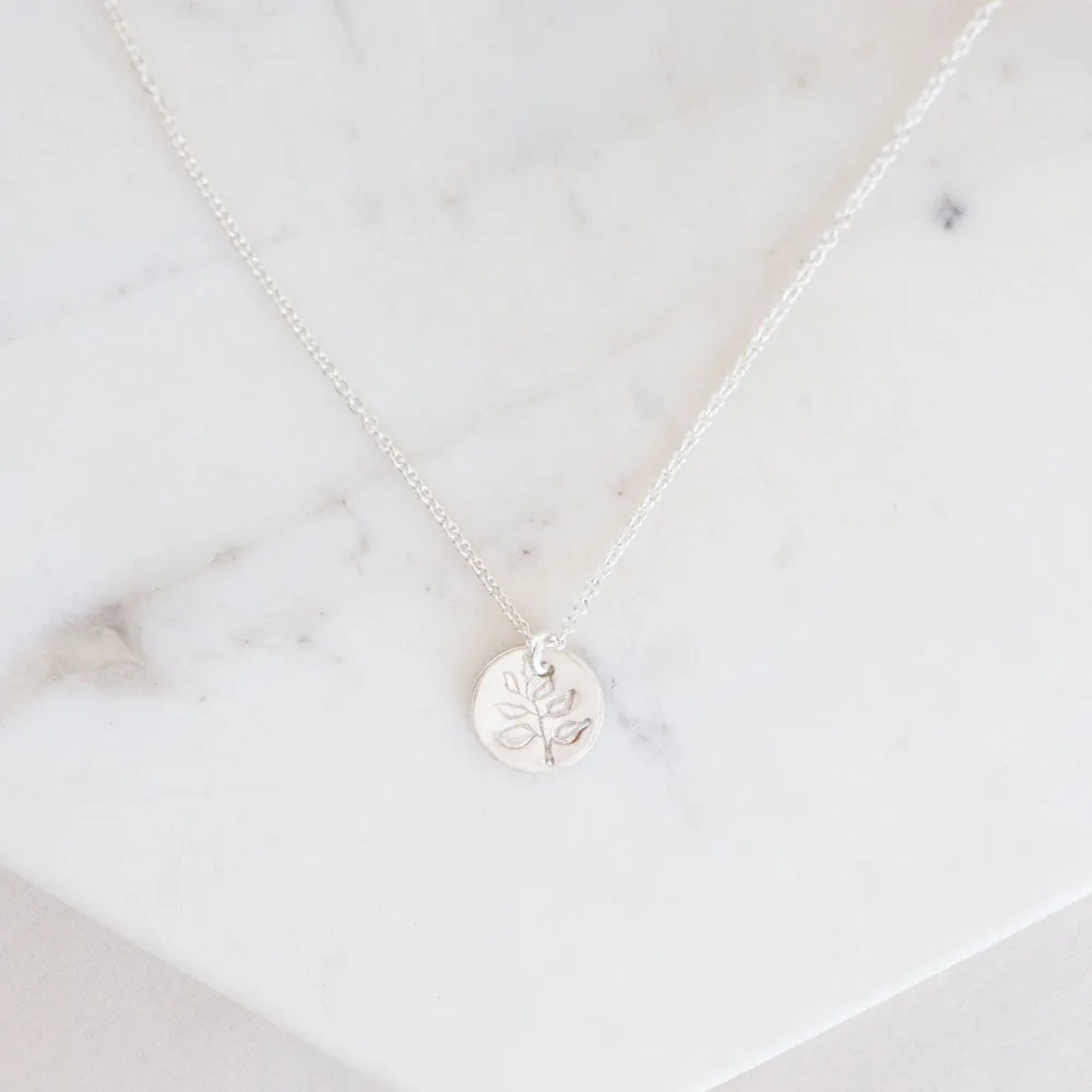 Winter Outfit Fine Gift Fern Necklace