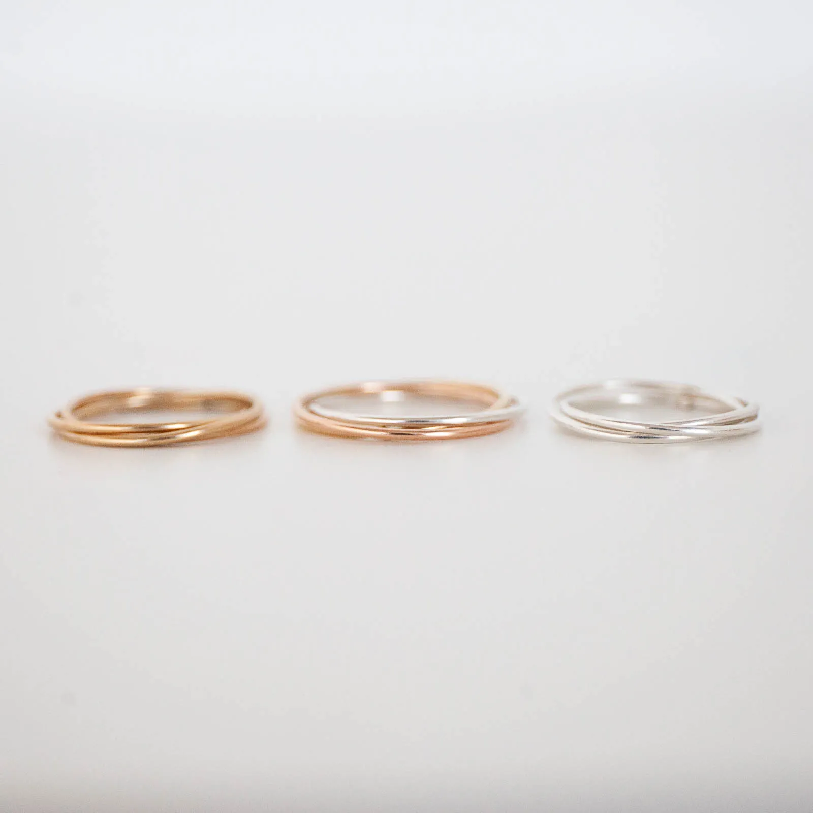 Sophisticated Glam Easy Match Classic Fidget Ring - Size Up 1/2 Size