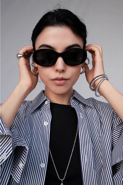 Pure Form Classic Shine Flex Snake Bracelets Gold/Silver