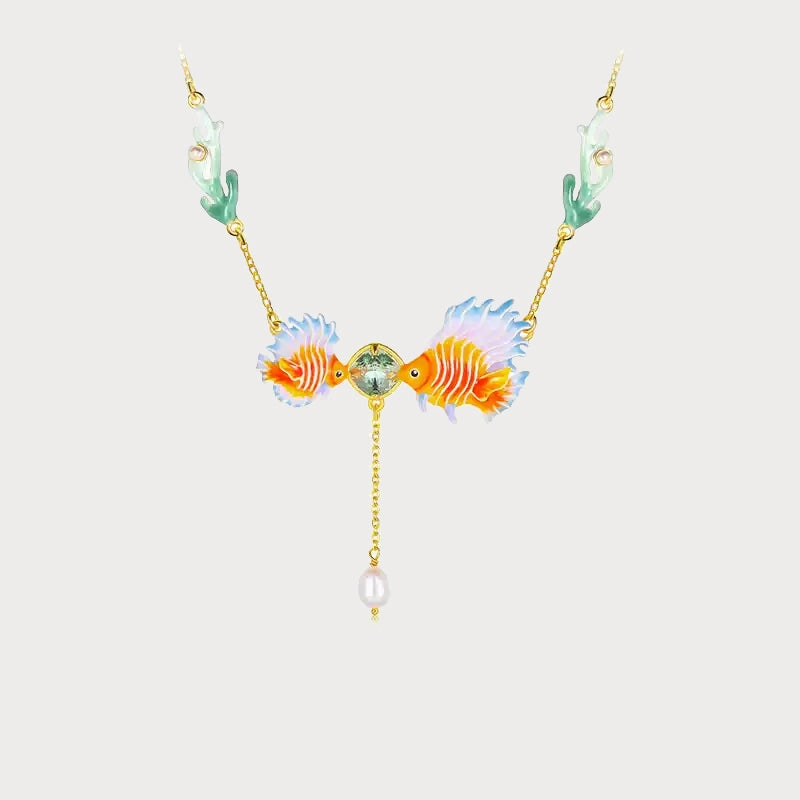 Fish Necklace Minimal Appeal Best Accent