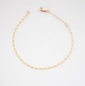 Weekend Accent Flora Chain Bracelet - 14K Solid Gold