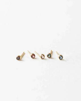 Mood Piece Mini Aura Birthstone Studs
