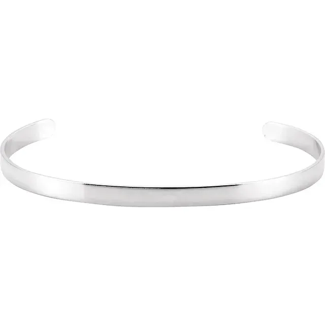 Sterling Silver Cuff Bracelet - 4.75 mm Worthwhile Investment Spiritual connection