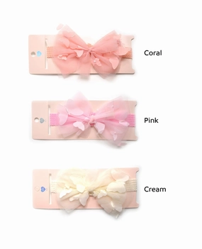 Free To Fly Baby Headband Timeless Craft Design Ethereal Accent