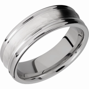 Comfortable Fit Cobalt chrome 7mm concave band