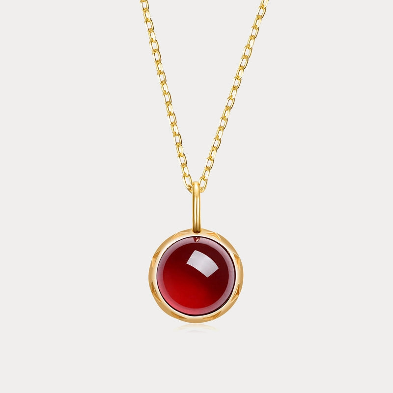 Wedding guest Charming Treasures Garnet Necklace