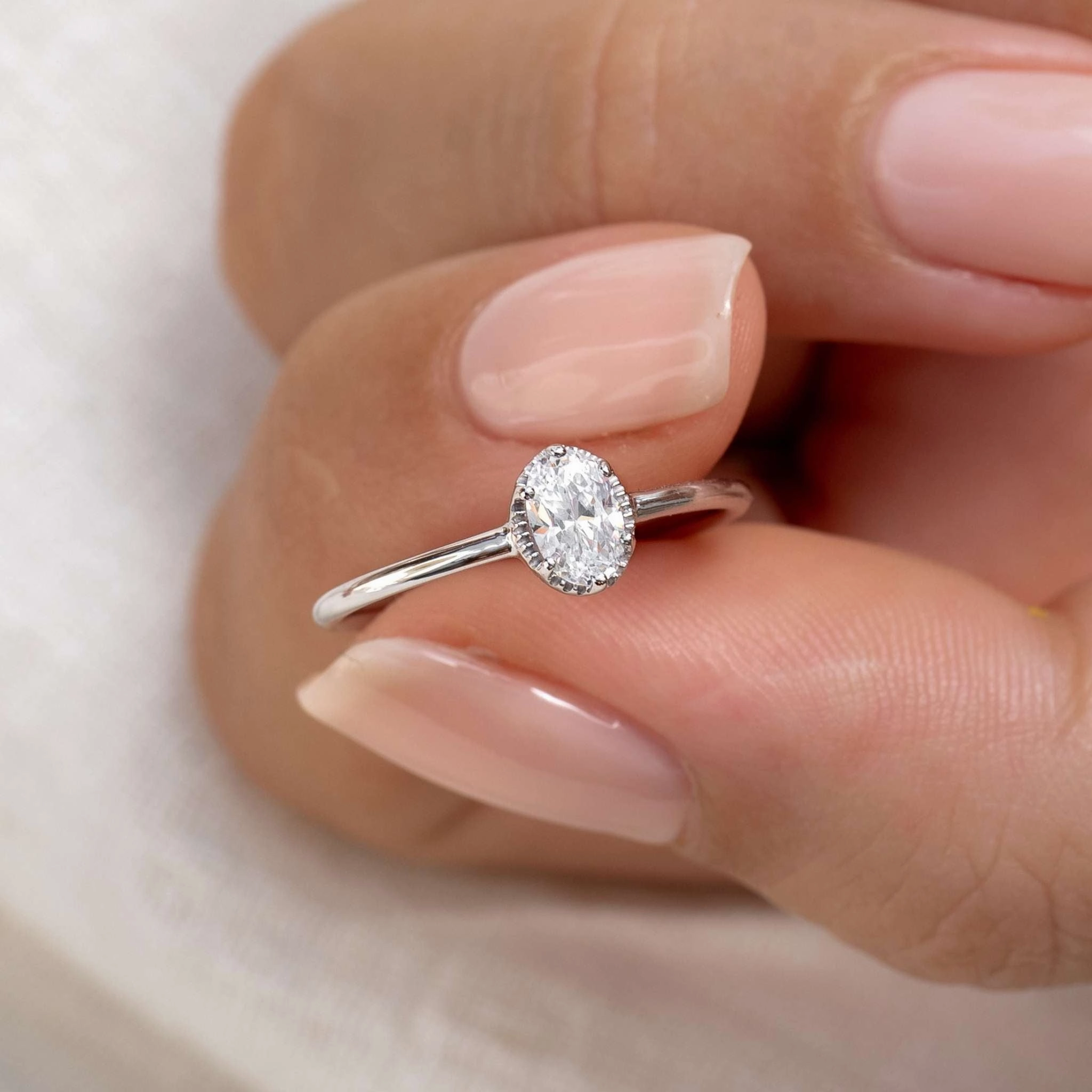 Gemstone Ring Silver - Monica Fashion Accessories