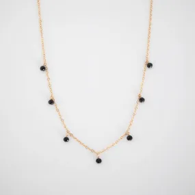 Obsidian Stardust Necklace Wedding Moment Magnificent Gift