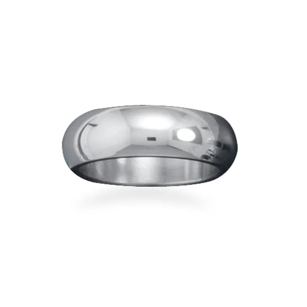 Studio Shot Finest Detail Stainless Surgical Steel 7mm Wide Band Ring Sizes 5 to 13 Mens Womens
