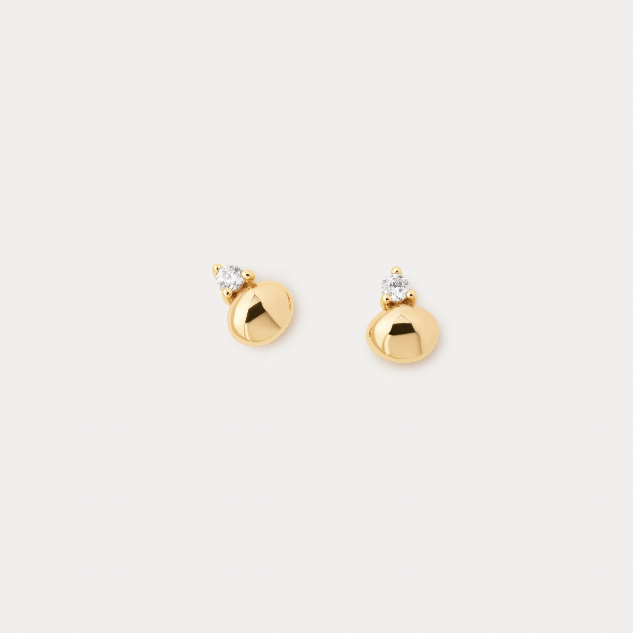 Creative Craft Delicate Shine Gleaming Pebble Studs