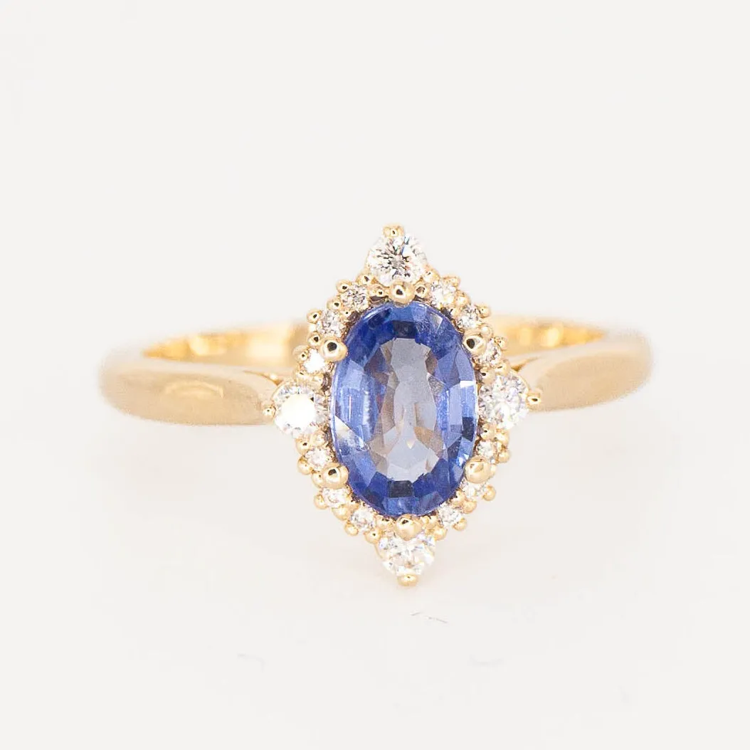 Diana Ring - Blue Sapphire Glamorous Glow Instant Match