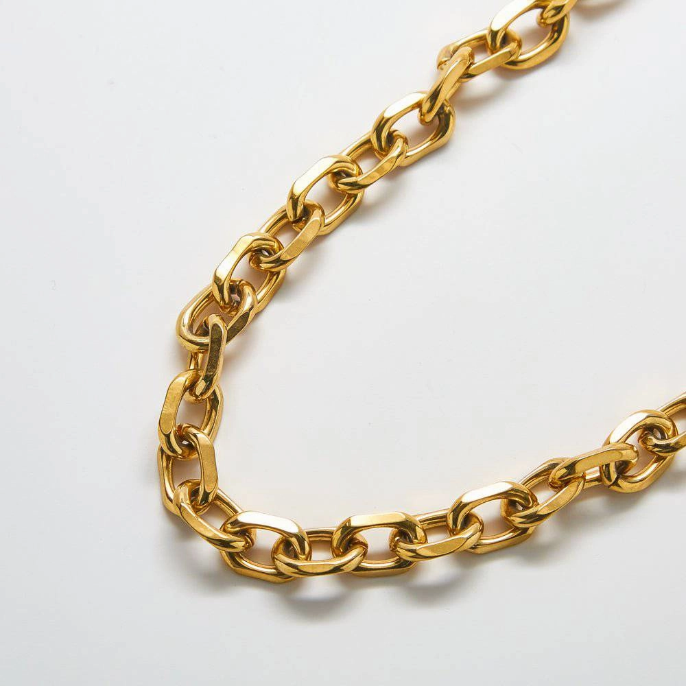 Petite Glam Gold Chunky Cable Chain Necklace