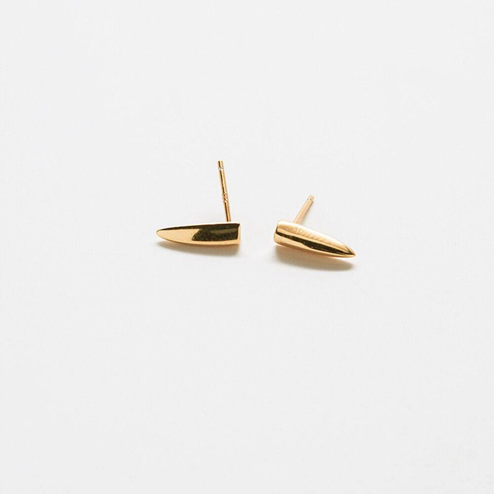 Effortless Chic Close Detail Gold Claw Stud Earrings