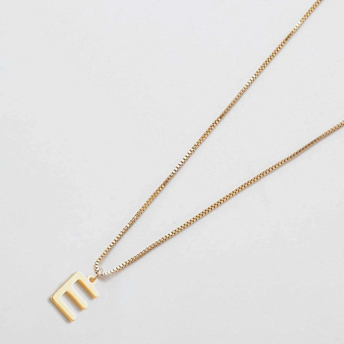 Gold Dainty Initial Necklaces Handmade Elegance