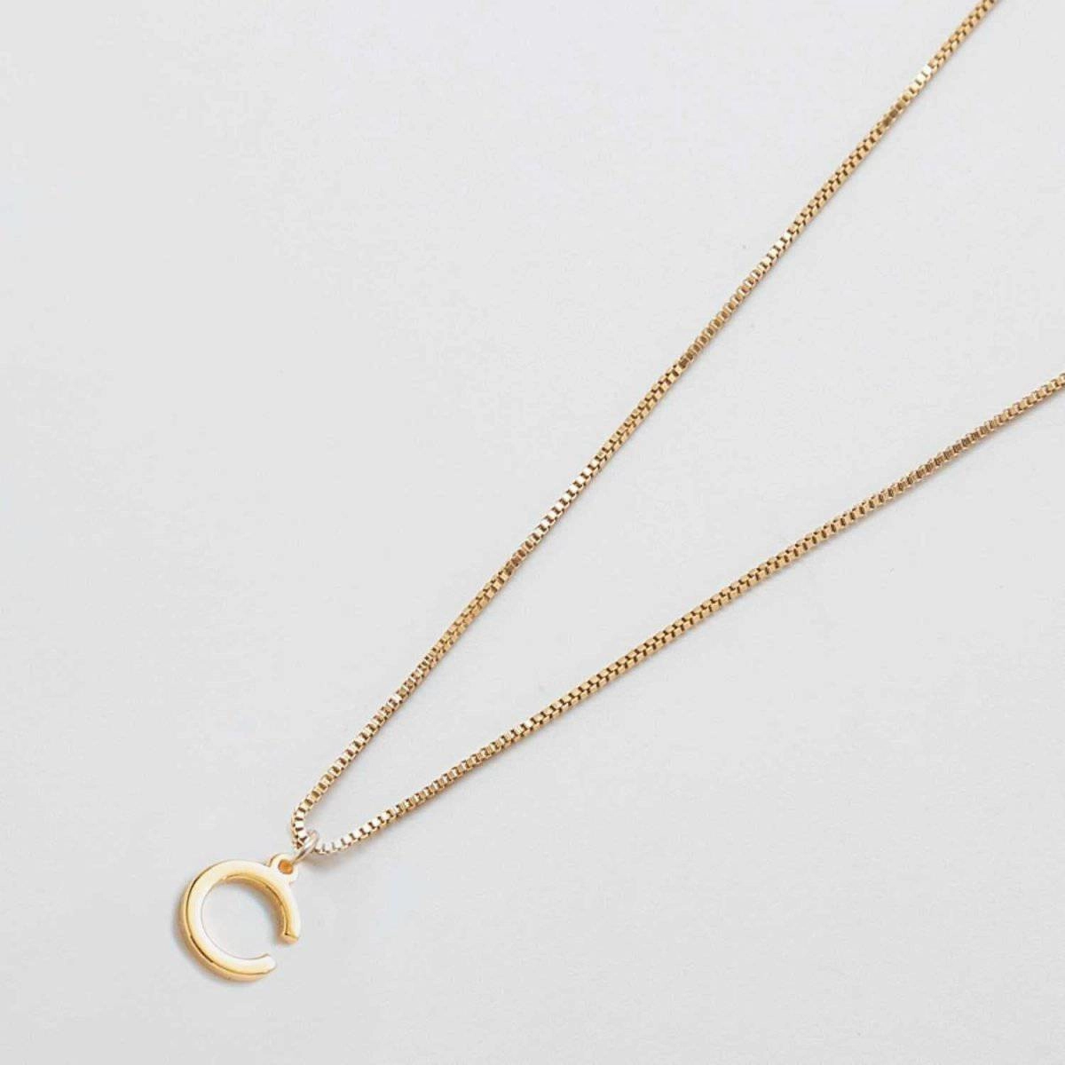 Urban Fit Gold Dainty Initial Necklaces