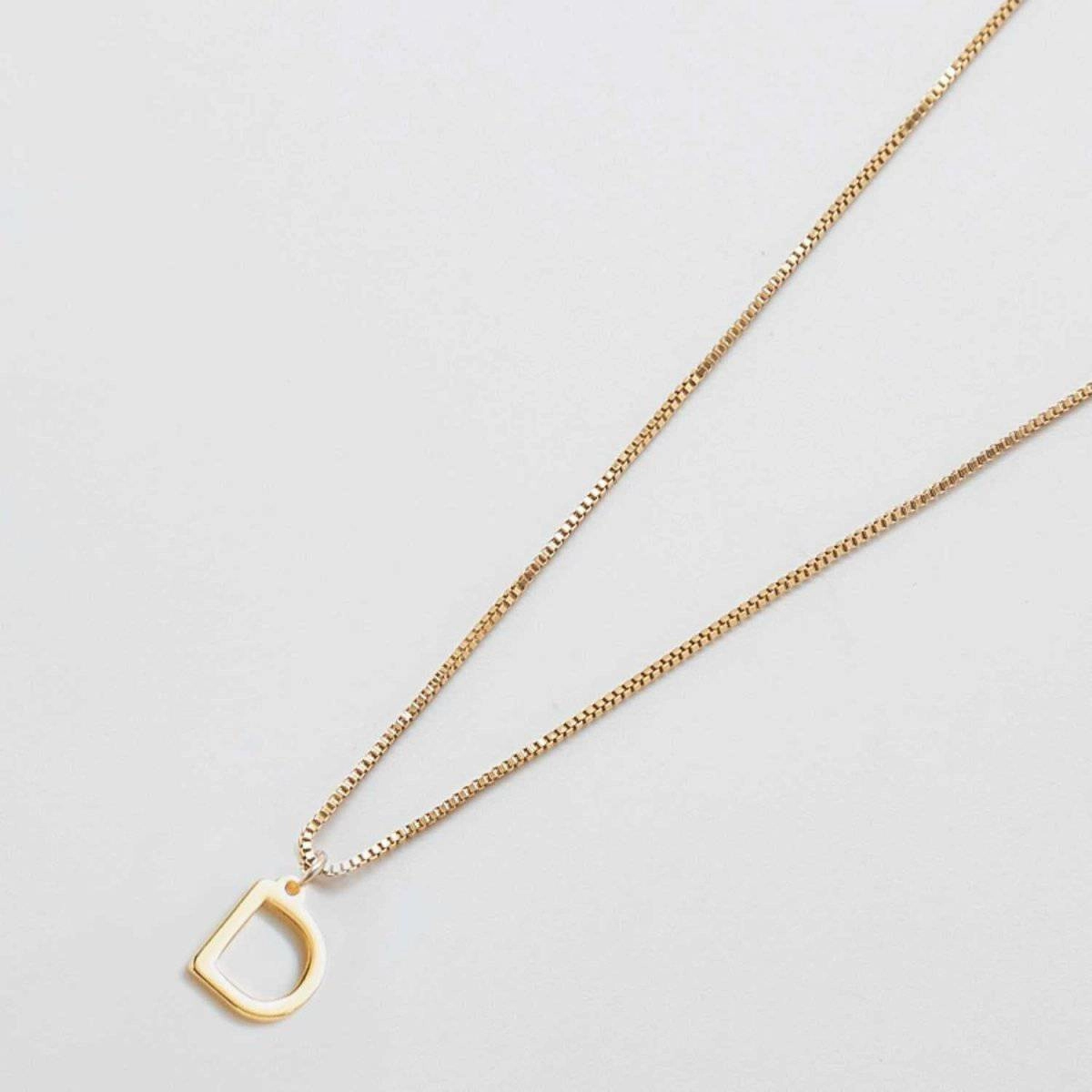 Everyday Appeal Gold Dainty Initial Necklaces