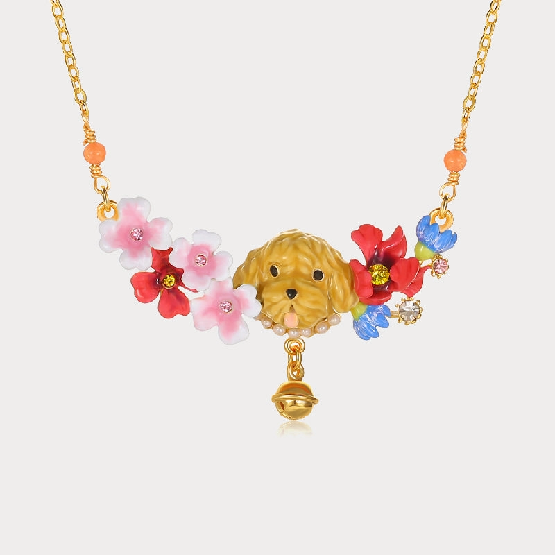Goldendoodle Necklace Fashion Style