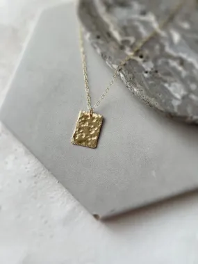 Charm Adornment Goldie Rectangle Layering Necklace