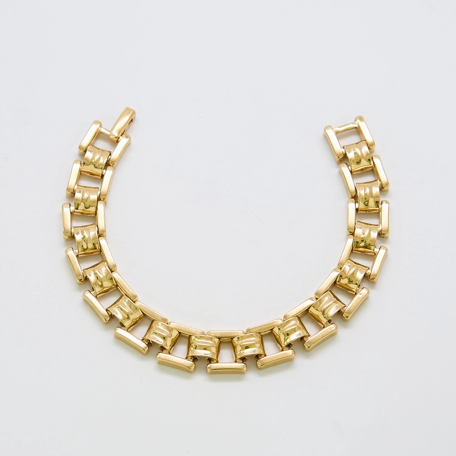 Vintage Napier Interlink Bracelet Sophisticated Shape