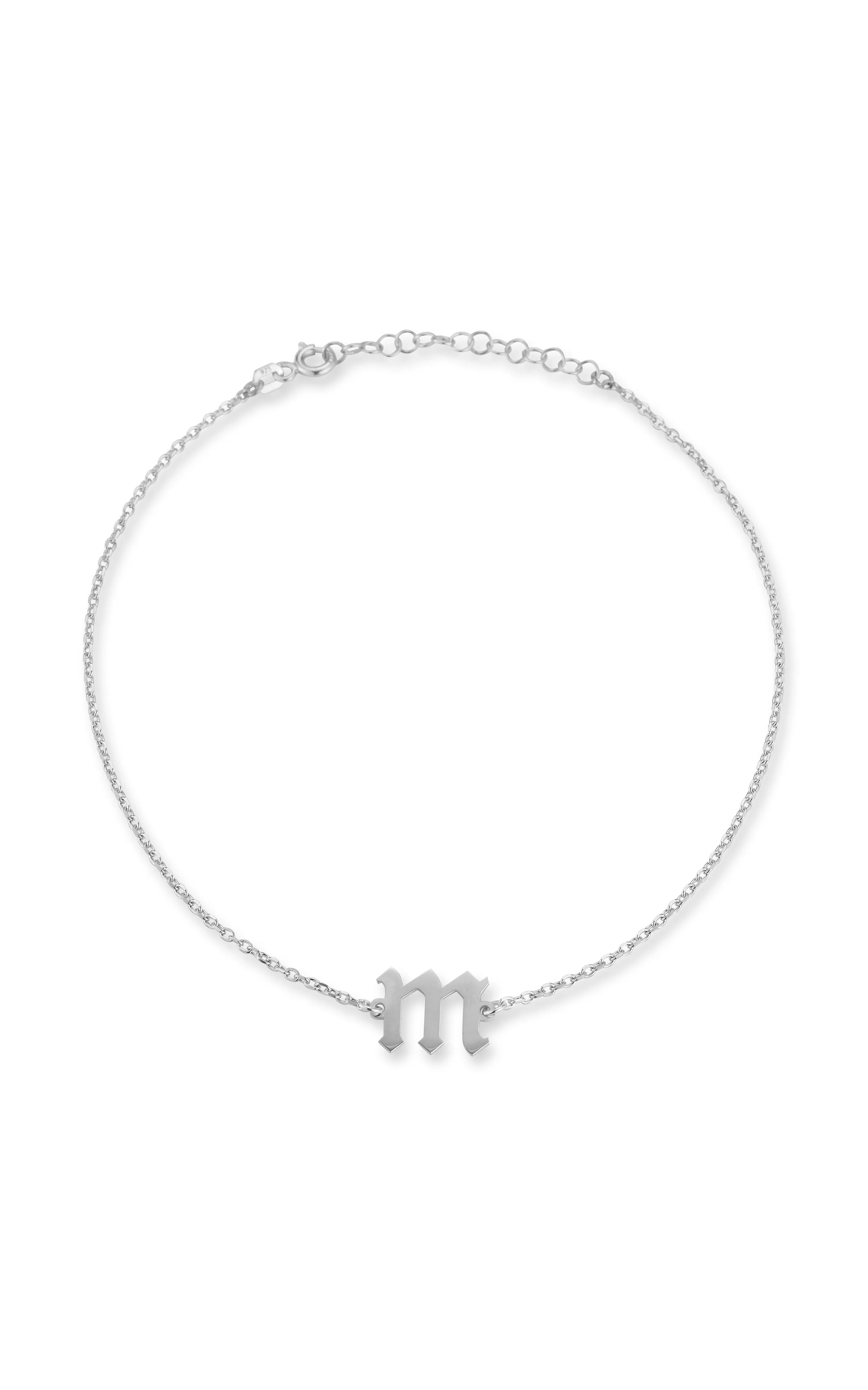 Seasonal Favorites Gothic Initial Bracelet