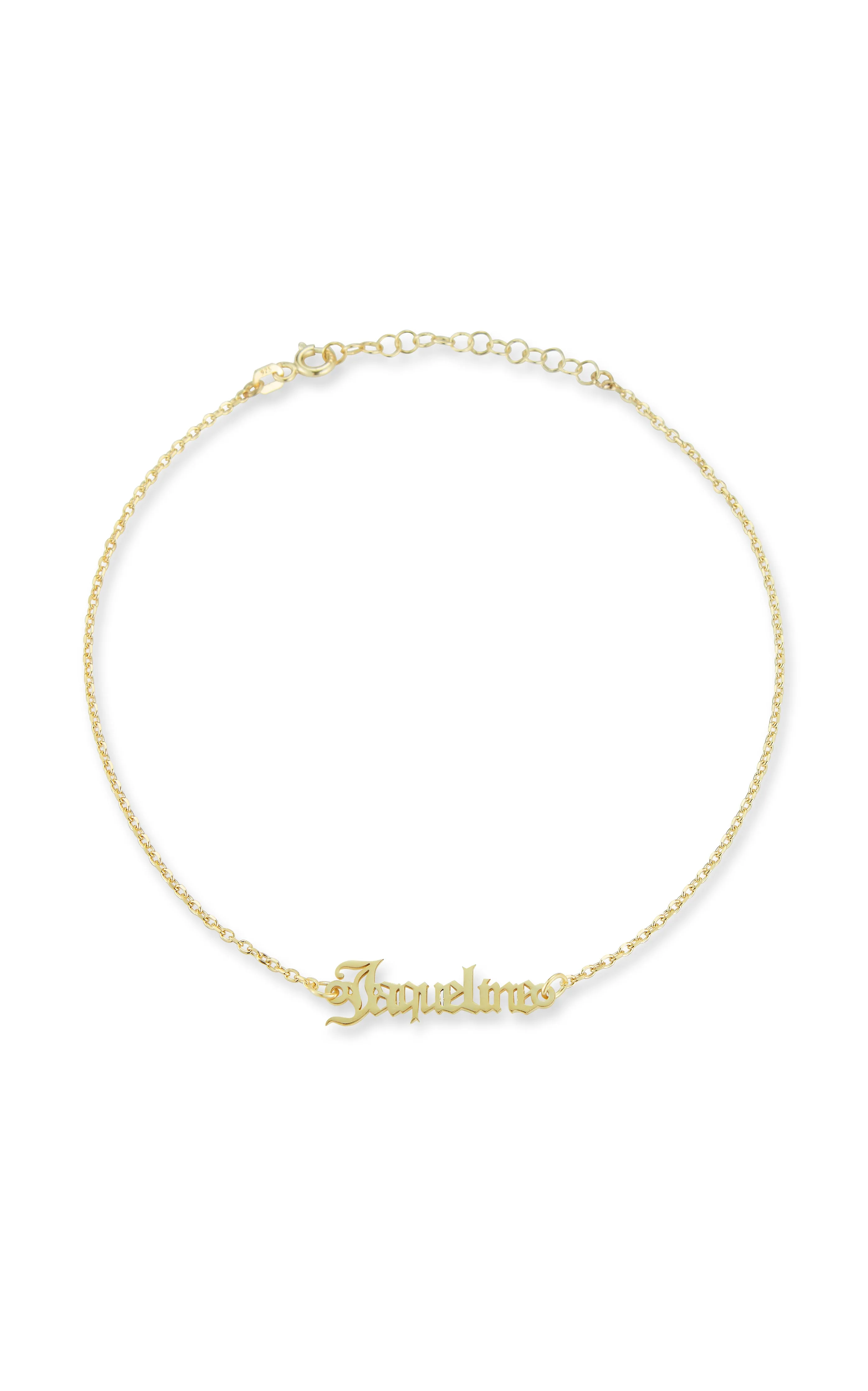 Legendary Accent Gothic Nameplate Bracelet