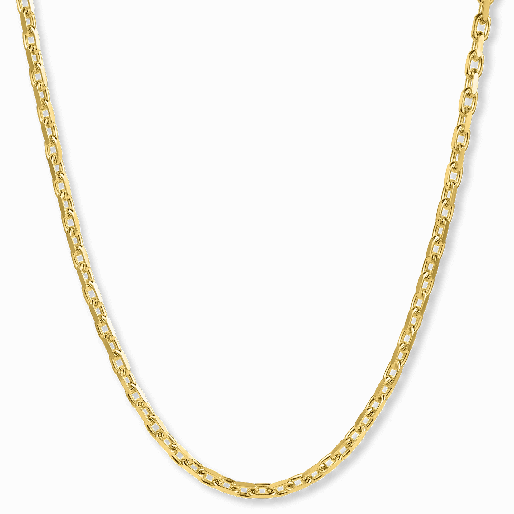 Everlasting Appeal Splendid Shine The Gold Anchor Necklace - Italian Collection