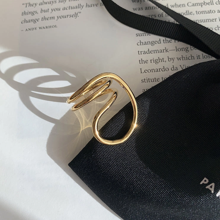 Shine Appeal Aretha Artisan Geometric Ring