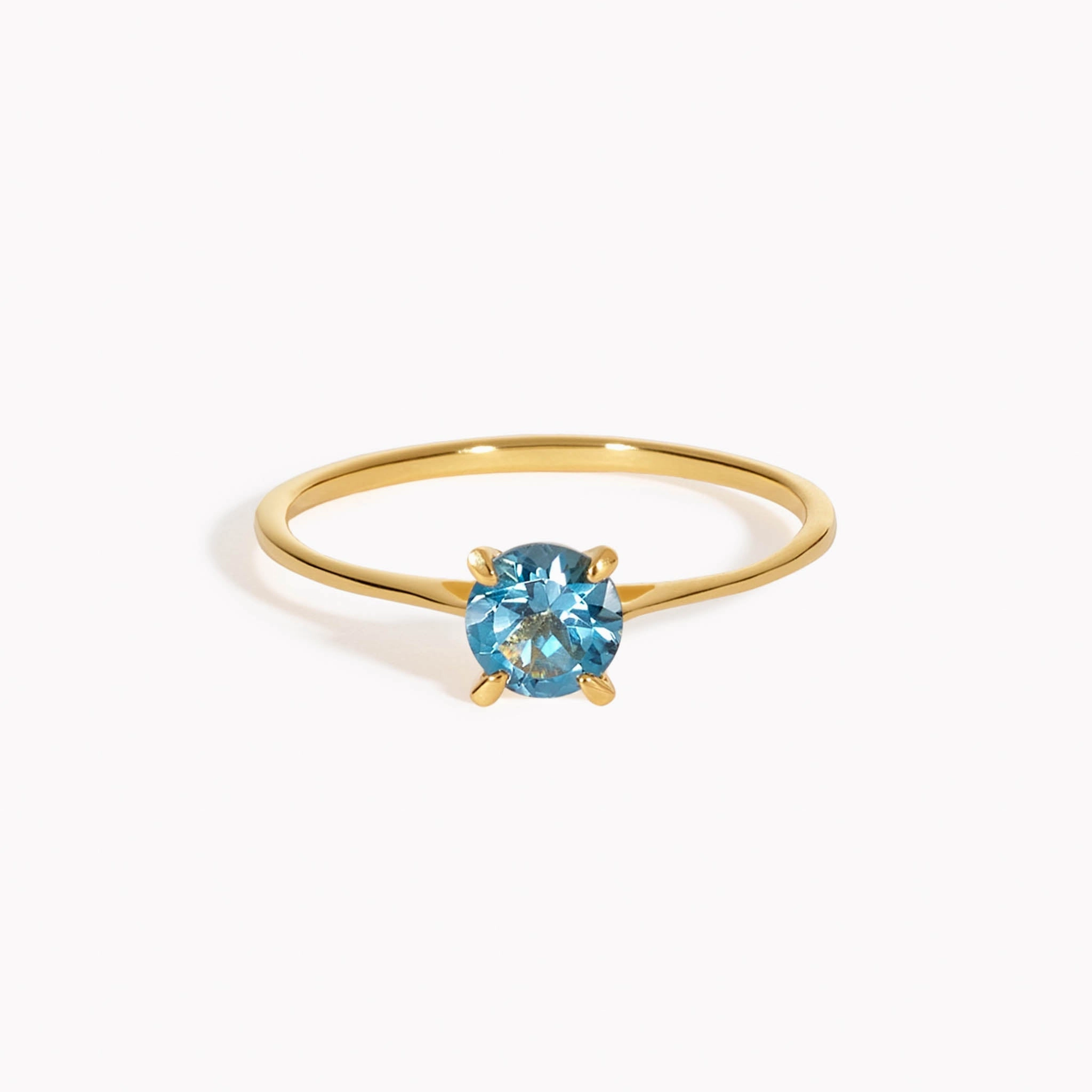 Party Ready Sweet Detail London Blue Topaz Ring - Lilly