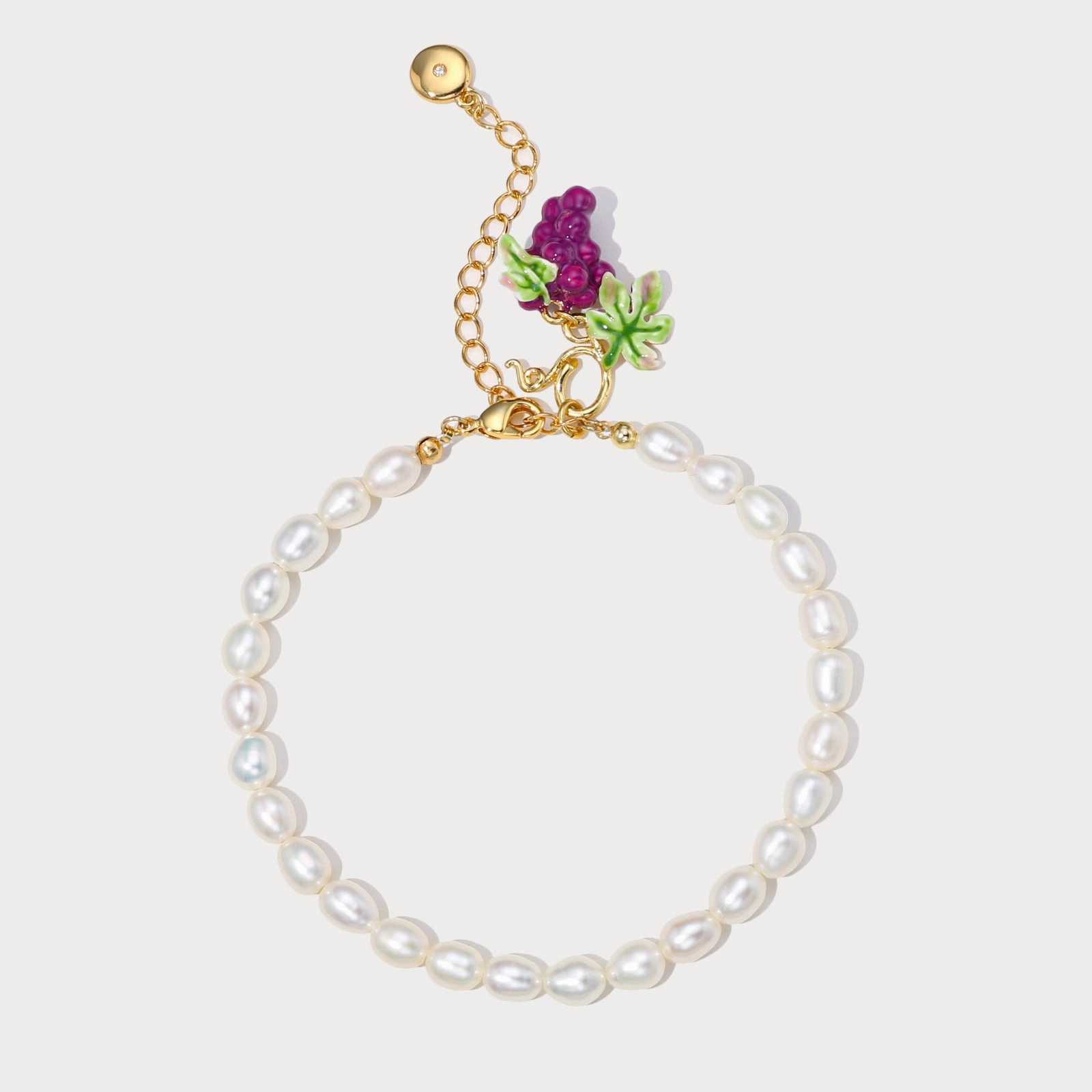 Unrivaled Beauty Optimal Combinations Grape Pearl Bracelet