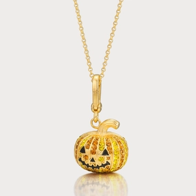 Trendy Accessory Common Accessory Halloween Pumpkin Necklace