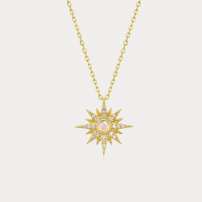 Eight-pointed Star Necklace High Class Night Out