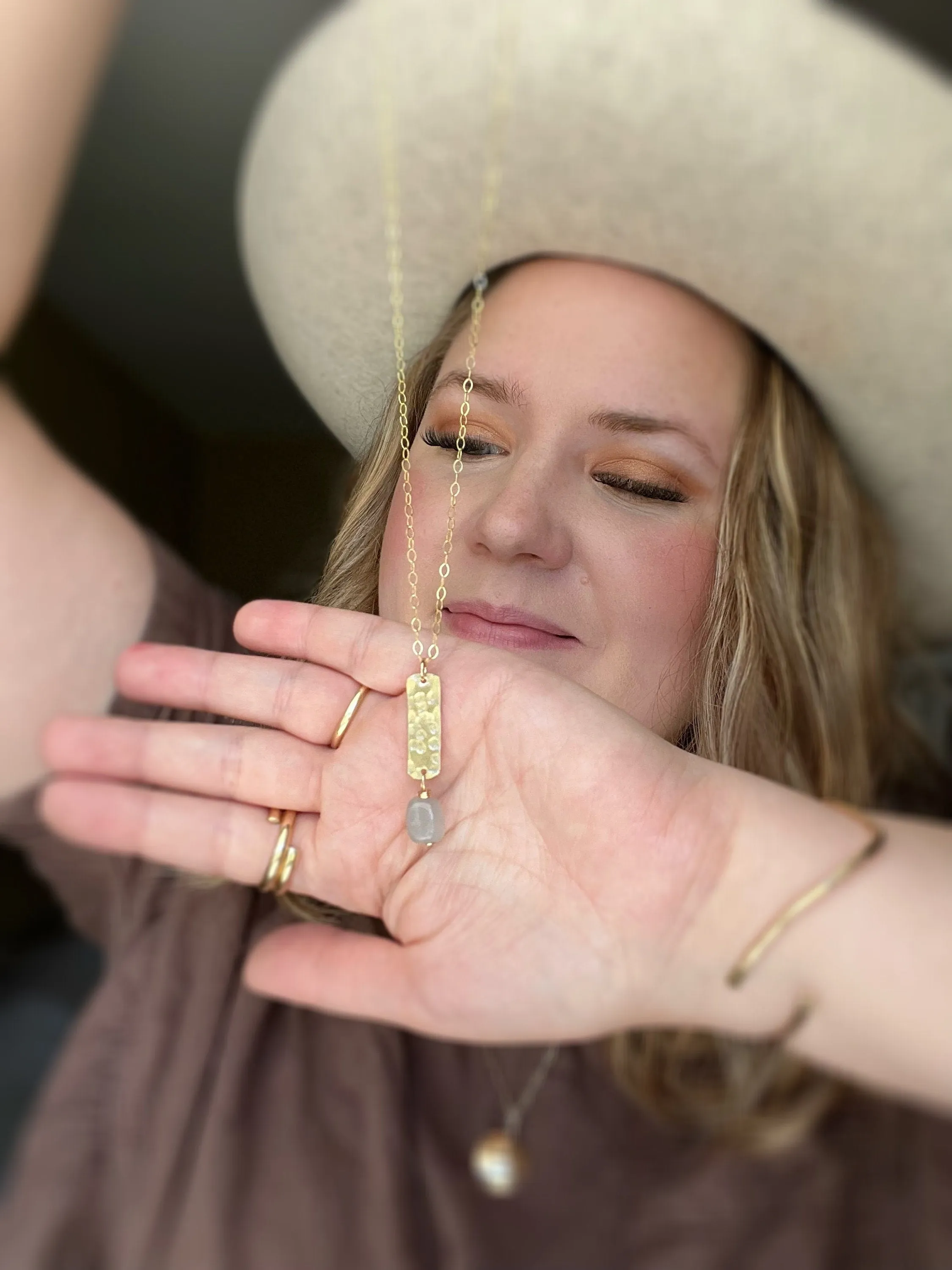 Haven Gemstone Pendant Necklace Special Day Lovely Design